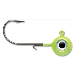 VMC Neon Moon Eye Jig 1/32 oz Glow Chartreuse