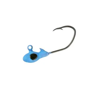 Bobby Garland OverbiteSickle Jighead 1/48 oz Mo' Glo Blue 10/ct