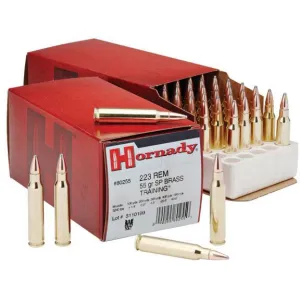 Hornady Custom Rifle Ammunition .223 Rem 55 gr SP 3240 fps 50/ct