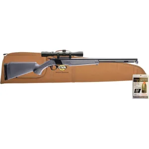 The CVA Wolf V2 Muzzleloader Rifle Package .50 Cal 24" Barrel Grey with 3-9x32 Konus Scope