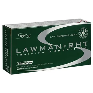 Speer Lawman Handgun Ammunition .45 Auto 155gr RHT Frangible 1130 fps 50/ct