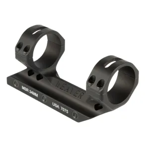 Weaver 34mm Fixed MSR Mount Forward Cantilever - Matte Hardcoat