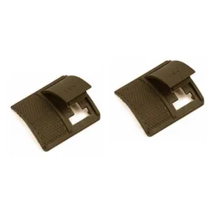 Weaver Short Locking Rail Panel Short - 1.6" Short, 2 pk - Dark Earth