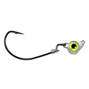 Z Man Texas Eye Jigheads 1/8 oz Chartreuse 3/ct