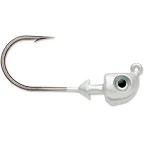 VMC Boxer Jighead 3/0 3/8 oz Metallic White 4/ct