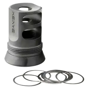 Banish 4581 30-Gold Muzzle Brake 5/8x24 Black