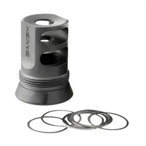 Banish 4673 30-Gold/46 Muzzle Brake 5/8x24 Black