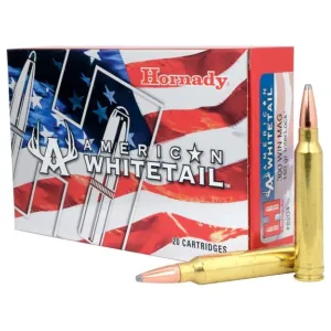 Hornady American Whitetail Rifle Ammunition .300 Win 150 gr SP 3275 fps 20/ct