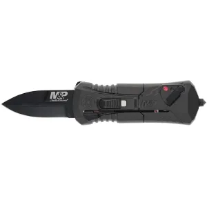Smith & Wesson M&P Compact OTF Folding Knife 1-9/10" Spear Point Blade Grey