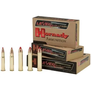 Hornady LEVERevolution Rifle Ammunition .338 Marlin 200 gr FTX 2565 fps 20/ct