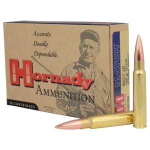 Hornady Vintage Match Rifle Ammunition 8x57mm 196 gr BTHP 2500 fps - 20/box
