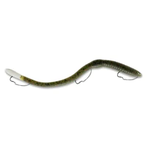 IKE-CON Big 8ight Weedless Green Pumpkin/White Tail