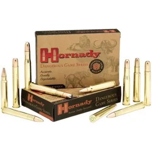 Hornady Dangerous Game Rifle Ammunition 9.3x74R 286 gr SP-RP 2360 fps 20/ct