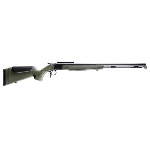 CVA OPTIMA 50 cal Muzzleloader Nitride Stainless Barrel | OD Green V3 - 0 MOA Pic Rail