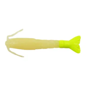 Berkley Gulp SW Shrimp 4'' Glow/Chartreuse 4pk