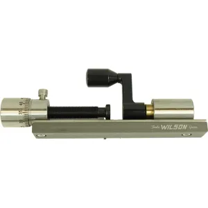Wilson Stainless Case Trimmer Kit with Micro-Adjust Stop .50 Cal wtih 50 BMG Case Holder Stand and Clamp, TiN Cutter