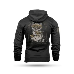 Nine Line Tactical Trash Panda Hooded Sweatshirt Black XL