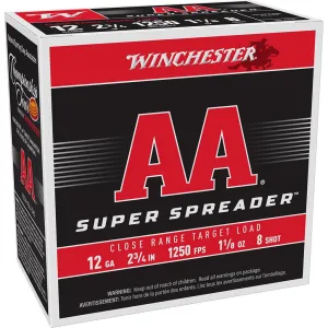 Winchester Light Target 12ga 2-3/4" 1-1/8oz 1250 fps 25/ct