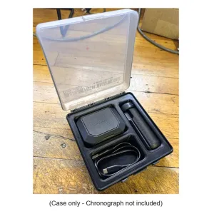 MTM Chronograph Case Black with Clear Lid