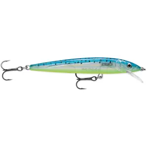 Rapala Husky Jerk 08 1/4oz 3.125'' Glass Blue Minnow