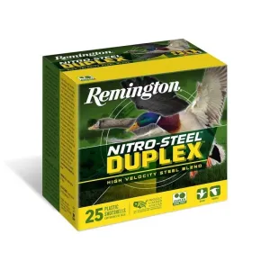 Remington Nitro-Steel Duplex Shotshells 20ga 3" 1oz 1425 fps #2  25/ct