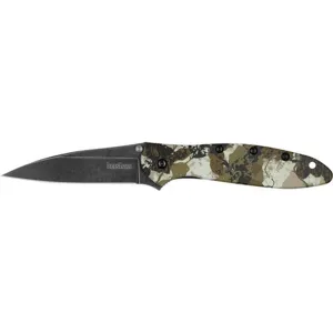 Kershaw Leek Folding Knife 3" Drop Point Blade Kings Camo