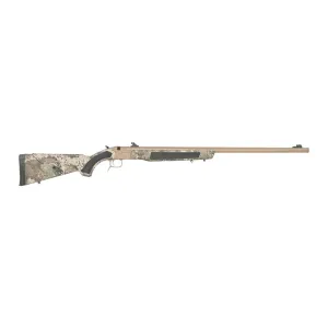 CVA Accura LR-X Muzzleloader Rifle .50 cal 30" 3/4x20 Threaded Barrel FDE Nitride TrueTimber Strata Williams Peep Sight & VariFlame