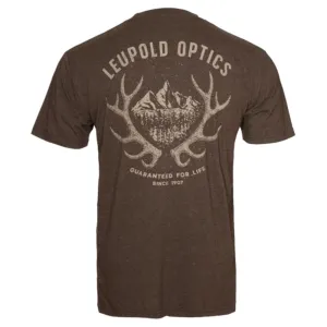 Leupold Antler Range Tee Brown Heather S