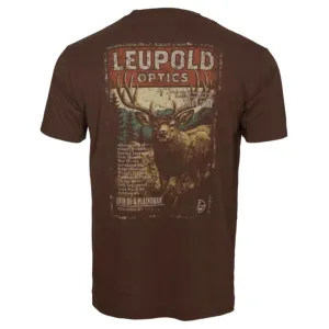 Leupold Magazine Short Sleeve Shirt Brown Heather M