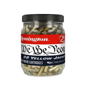 Remington "We the People" Rimfire Ammunition .22 LR 33gr HP 1500 fps 250/ct Jar