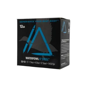 Apex Ammunition Waterfowl S3 Steel Shotshells 12ga 3" 1-1/4oz #4 1450 fps 25/ct