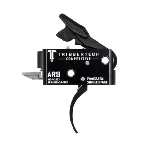 TriggerTech AR-9 Competitive Single Stage Rifle Trigger 3.5 lbs Curved