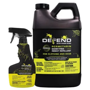 Dead Down Wind Defend Permethrin Clothing Spray 76 oz Value Pack
