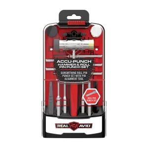 Real Avid Accu-Punch Hammer & Roll Pin Punch Set