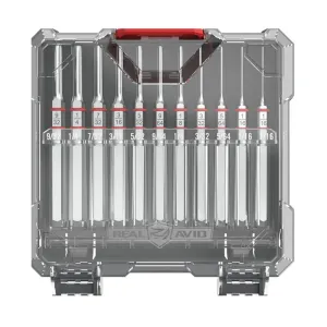 Real Avid Accu-Punch 11-Piece Standard Pin Punch Set