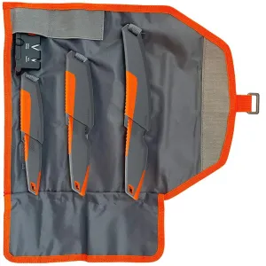 Outdoor Edge Vantex 4-Piece Roll Pack Knife Kit with 3 Blades