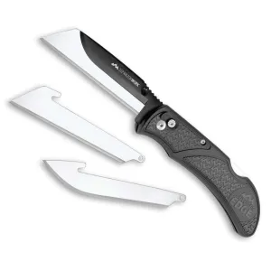 Outdoor Edge RazorWork Folding Knife with 3 3" Blades Black
