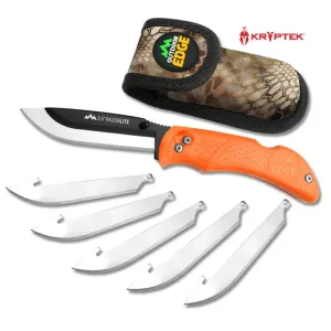 Outdoor Edge RazorPro L Replaceable Blade Folding Knife 3-1/2" Drop Point Blade Orange