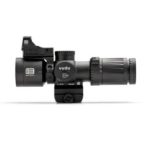 EOTech Vudu Rifle Scope Package 4-12x36 36mm FFP MD5 Black with EFLX and Ring Mount