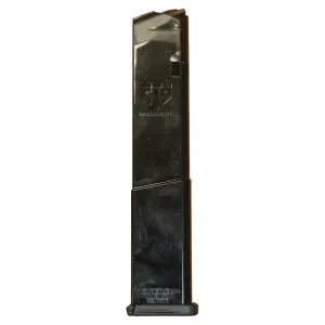 Elite Tactical Systems Handgun Magazine for Glock Model 43X/48 - 9mm Luger 19rds Black Bagged with UPC