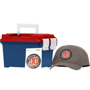 Hornady Frontier 250th Anniversary Ammo Can Combo 5.56X45 NATO 55gr FMJ 3240 fps 250/ct w/ Hat and Sticker