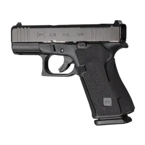 Hogue Wrapter Adhesive Grip Glock 43x/48 Rubber Grain Texture Black