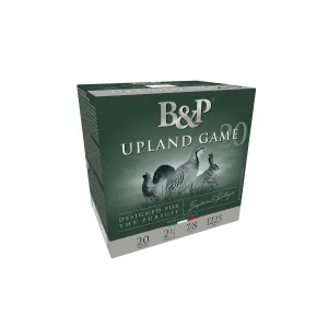 B&P Upland Game Shotshells 20ga 2-3/4'' 7/8oz 1225 fps #7.5 25/ct