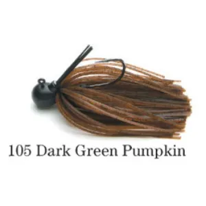 Keitech Tungsten Guard Spin 5/32 oz Dark Green Pumpkin