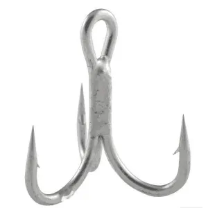 Owner ST66 Treble Hook Size 3/0  Chrome 6pk