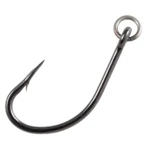 Owner Flyliner  Ringed Size 4  Black Chrome 8pk