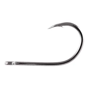 Owner Aki Twist Hook 8/0  Black Chrome  3pk