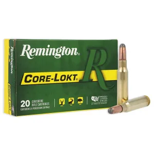 Remington Core-Lokt Rifle Ammunition .308 Win 180 gr SP 2620 fps 20/ct