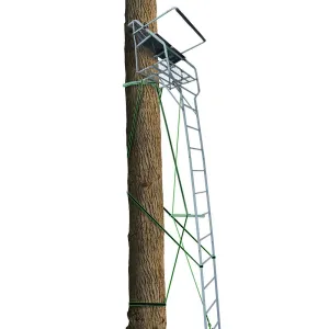 Ol'Man Marksman 2-Person Jaw & Truss Ladder Stand 18 ft