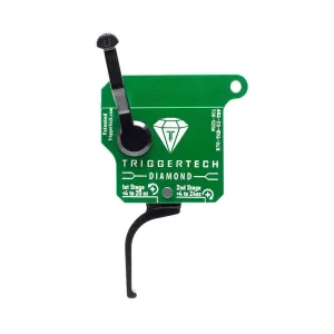 TriggerTech Remington 700 Diamond Rifle Trigger 2 Stage Black Flat